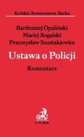 Okładka książki Ustawa o Policji Komentarz