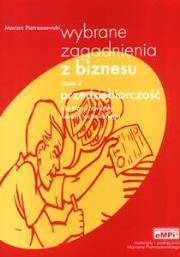 Wybrane zagadnienia z biznesu cz.3 eMPi2. Autor: Marian Pietraszewski. Dadada.pl Okładka książki Wybrane zagadnienia z biznesu cz.3 eMPi2