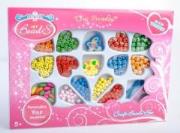 Opakowanie Zestaw drewnianych koralików do nawlekania