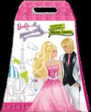 Okładka książki Zestaw książek z kredkami - Barbie w świecie mody