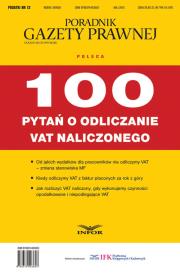 Opakowanie 100 pytań o odliczanie vat naliczonego