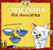 Okładka książki Akademia Kota Filemona Ćwiczenia dla dwulatka