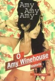 Amy Amy Amy. O Amy Winehouse historia. Autor: Nick Johnstone. Dadada.pl Okładka książki Amy Amy Amy. O Amy Winehouse historia