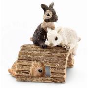 Opakowanie Bawiące się króliczki Figurka