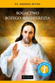 Bogactwo Bożego Miłosierdzia. Autor: Ks. Andrzej Witko. Dadada.pl Okładka książki Bogactwo Bożego Miłosierdzia