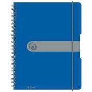 Opakowanie Brulion na spirali A4/80K kratka niebieski (2szt)