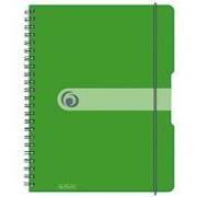 Opakowanie Brulion na spirali A4/80K kratka PP zielony(2szt)