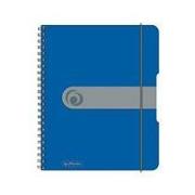 Opakowanie Brulion na spirali A5/80K kratka niebieski (2szt)