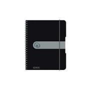 Opakowanie Brulion na spirali A6/100K kratka PP czarny (2szt)