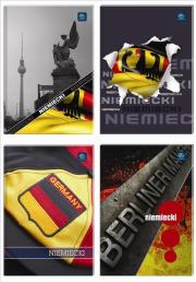 Opakowanie Brulion tematyczny A5/80k kratka J.niemiecki(5szt)