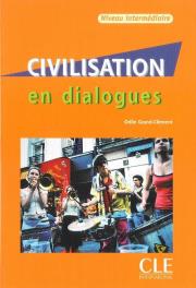 Okładka książki Civilisation en dialogues niveau intermediare kaiążka + CD audio