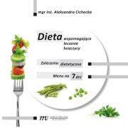 Dieta wspomagająca leczenie łuszczycy. Autor: Cichocka Aleksandra. Dadada.pl Okładka książki Dieta wspomagająca leczenie łuszczycy