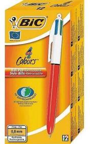 Długopis 4 Colours Fine pudełko 12 sztuk. Wydawca: Bic. Dadada.pl Opakowanie Długopis 4 Colours Fine pudełko 12 sztuk