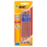 Opakowanie Długopis Cristal Grip Niebieski blister 4 sztuki