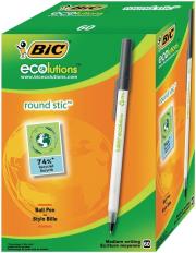 Długopis ecolutions Round Stic czarny pudełko 60 sztuk. Wydawca: Bic. Dadada.pl Opakowanie Długopis ecolutions Round Stic czarny pudełko 60 sztuk