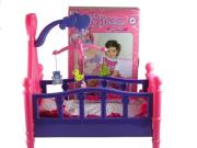 Duże łóżeczko dla lalki + karuzelka pościel. Wydawca: Lean Toys. Dadada.pl Opakowanie Duże łóżeczko dla lalki + karuzelka pościel