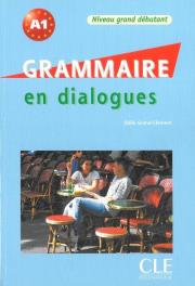 Okładka książki Grammaire en dialogues niveau grand debutamt książka + CD audio