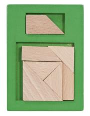 Opakowanie IQ-Test Dodatek Element Czworokąt zielony 17106