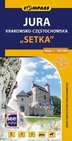 Opakowanie Jura Krakowsko-Częstochowska 'Setka' Mapa turystyczno-krajoznawcza 1:100 000