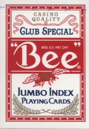 Karty do gry Bee Jumbo Index. Wydawca: United States Playing Card Company. Dadada.pl Opakowanie Karty do gry Bee Jumbo Index