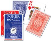 Opakowanie Karty do gry Piatnik 1 talia, Plastik Poker Opti
