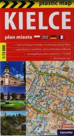 Kielce plan miasta 1:15000. Wydawca: ExpressMap. Dadada.pl Opakowanie Kielce plan miasta 1:15000