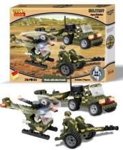 Opakowanie Klocki Best Lock 218 elementów Zestaw wojskowy Military