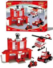Opakowanie Klocki Best Lock 303 elementy Remiza strażacka