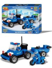 Opakowanie Klocki Best Lock Town Grupa policyjna 127 elementów