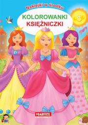 Kolorowanki - Księżniczki. Autor: Jarosław Żukowski. Dadada.pl Okładka książki Kolorowanki - Księżniczki