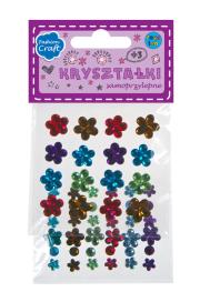 Opakowanie Kolorowe kryształki  kwiatki 52 sztuki