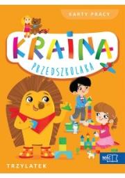 Okładka książki Kraina przedszkolaka Trzylatek Karty pracy