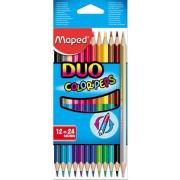 Opakowanie Kredki Colorpeps Duo 12=24 kolory MAPED