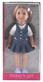 Opakowanie Lalka, 36 cm Todays girl czarne włosy