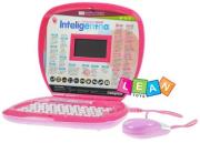 Laptop edukacyjny 120 zadań polsko - angielski, różowy. Wydawca: Lean Toys. Dadada.pl Opakowanie Laptop edukacyjny 120 zadań polsko - angielski, różowy