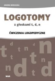 Okładka książki LOGOTOMY z głoskami T, D, N