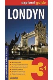 Londyn 3w1 Przewodnik+atlas+mapa. Autor: praca zbiorowa. Dadada.pl Okładka książki Londyn 3w1 Przewodnik+atlas+mapa