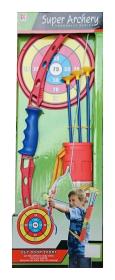 Opakowanie Łuk 70cm z 3 strzałami i tarczą 23cm