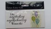 Magnes Dla najsłodszej najukochańszej Wnuczki. Wydawca: HELEN EXLEY. Dadada.pl Opakowanie Magnes Dla najsłodszej najukochańszej Wnuczki