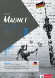 Magnet smart 1 Smartbook + DVD Rozszerzony zeszyt ćwiczeń z interaktywnym pakietem ucznia. Autor:   Praca zbiorowa. Dadada.pl Okładka książki Magnet smart 1 Smartbook + DVD Rozszerzony zeszyt ćwiczeń z interaktywnym pakietem ucznia