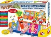 Okładka książki Marcheweczka zestaw 10 gier edukacyjnych + naklejki Hello Kitty