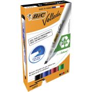 Marker Velleda ECO ścięta końcowka mix kolorów 4 sztuki. Wydawca: Bic. Dadada.pl Opakowanie Marker Velleda ECO ścięta końcowka mix kolorów 4 sztuki