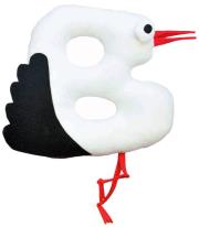 Okładka książki Maskotka / Przytulanka - literka B Bocian