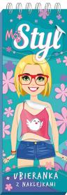 Okładka książki Mój styl Ubieranka z naklejkami