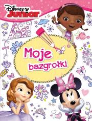 Moje bazgrołki. Disney Junior. Autor: Opracowanie zbiorowe. Dadada.pl Okładka książki Moje bazgrołki. Disney Junior