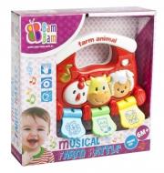 Opakowanie Muzyczna grzechotka zwierzęta BAM BAM