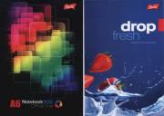 Opakowanie Notatnik A6 w kratkę 100 kartek 10 sztuk mix