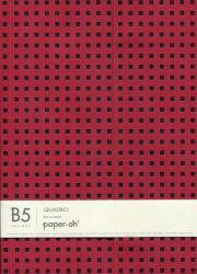 Opakowanie Notatnik B5 Red on Black