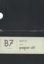 Opakowanie Notatnik B7 Paper-oh Buco Black w linie