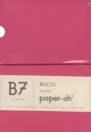 Opakowanie Notatnik B7 Paper-oh Buco Hot Pink w linie
